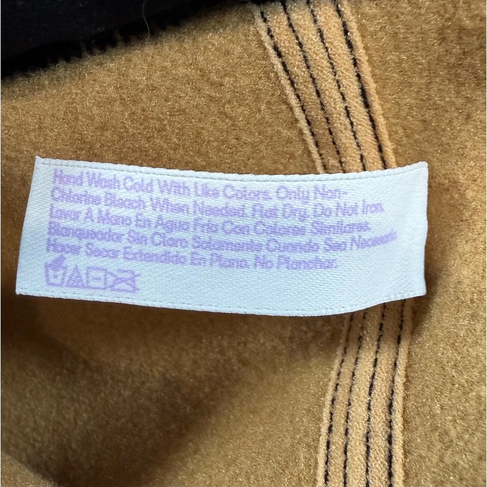 Joyspun Women Brown Fleece Lined Tights Footed Warm Winter Leggings Size Medium